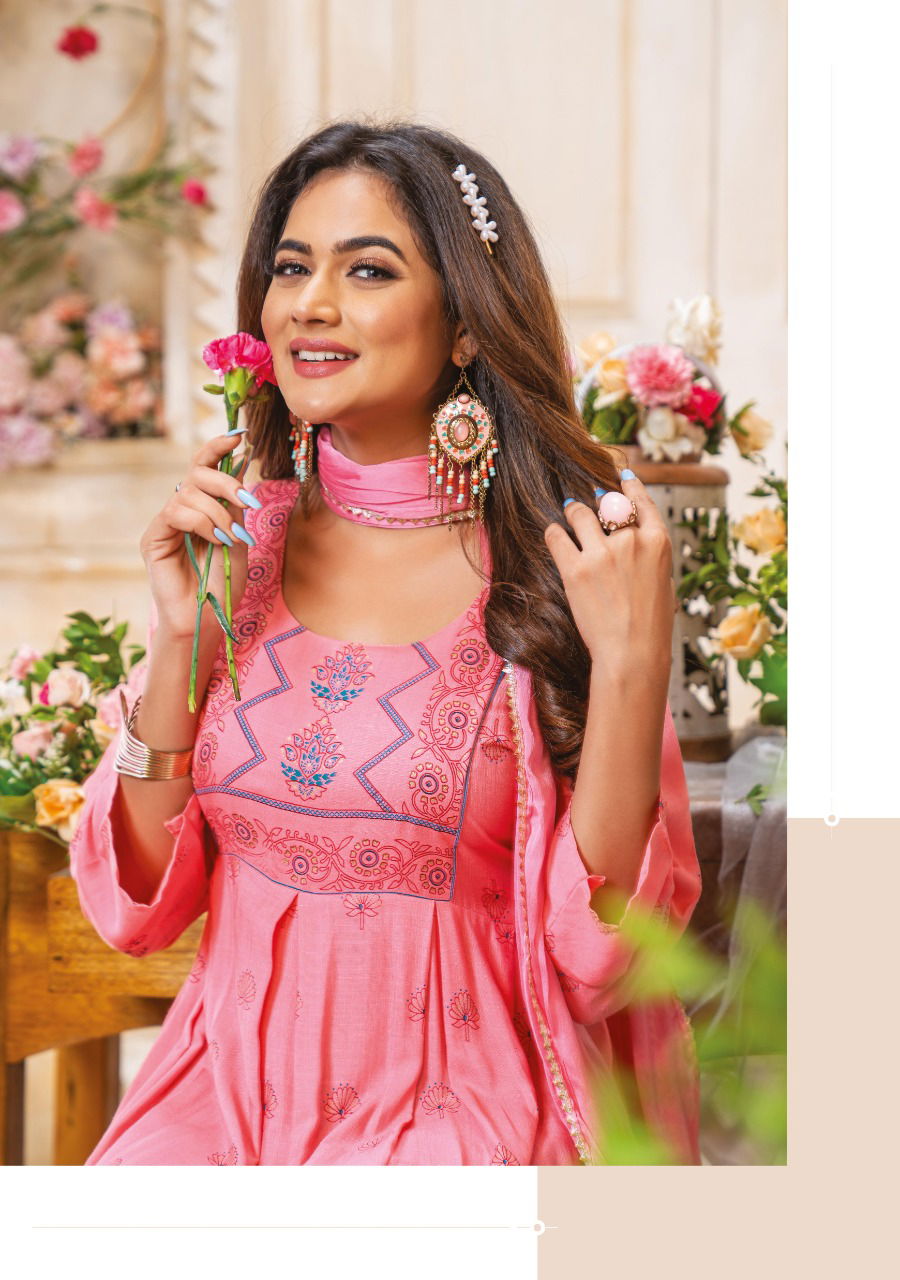 Wanna Paheli 2 Fancy Festive Wear Heavy Rayon Kurtis With Dupatta Collection